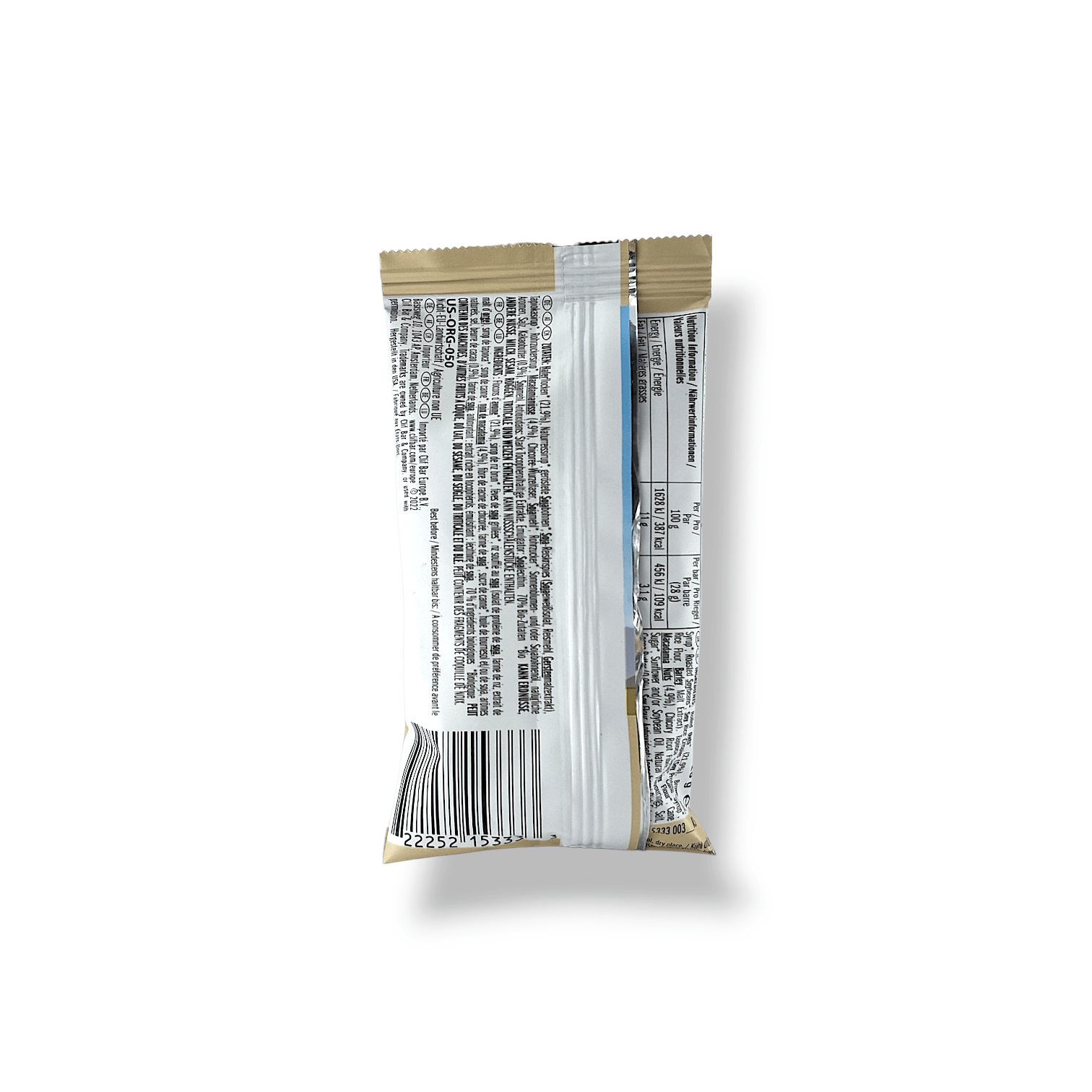 Clif Bar Mini White Chocolate Macadamia 10 Pack 70% Organic