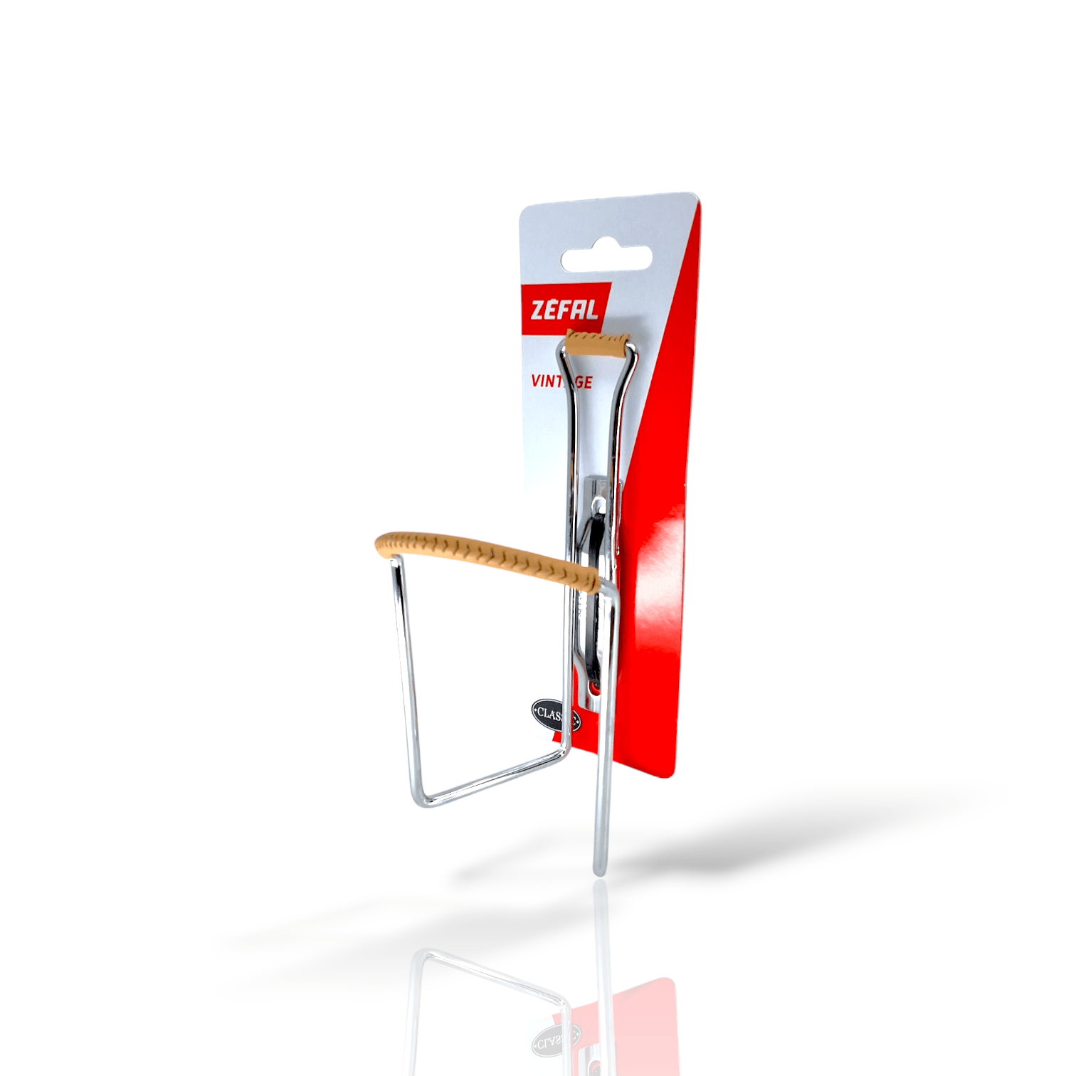 Zefal Vintage Cage Sil/Brown Leather