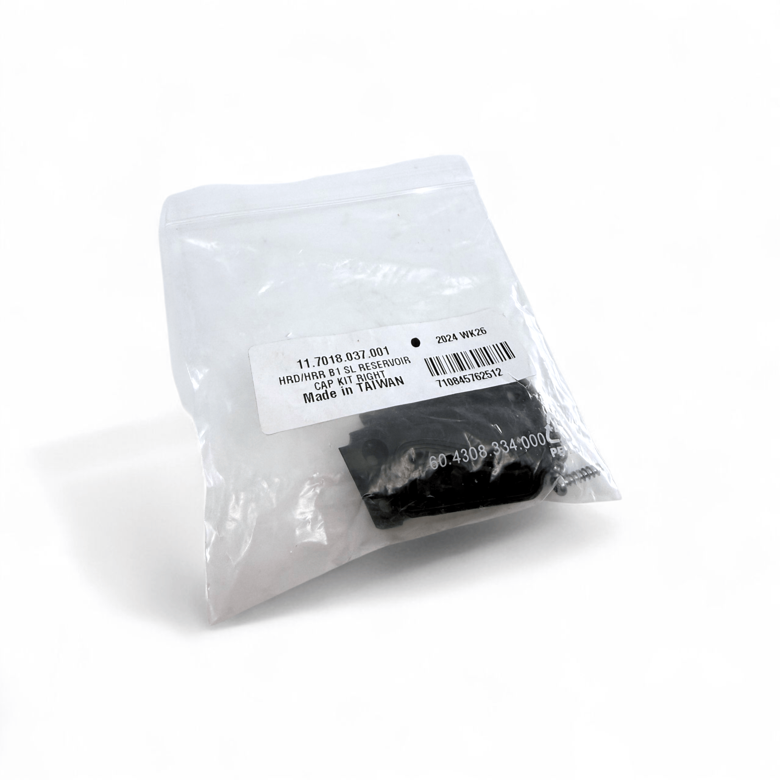 Sram Spare - Shifter Brake Reservoir Cap Kit Right HRD/HRR Bladder Kit Including Screws and Bleed Plug Qty 1:
