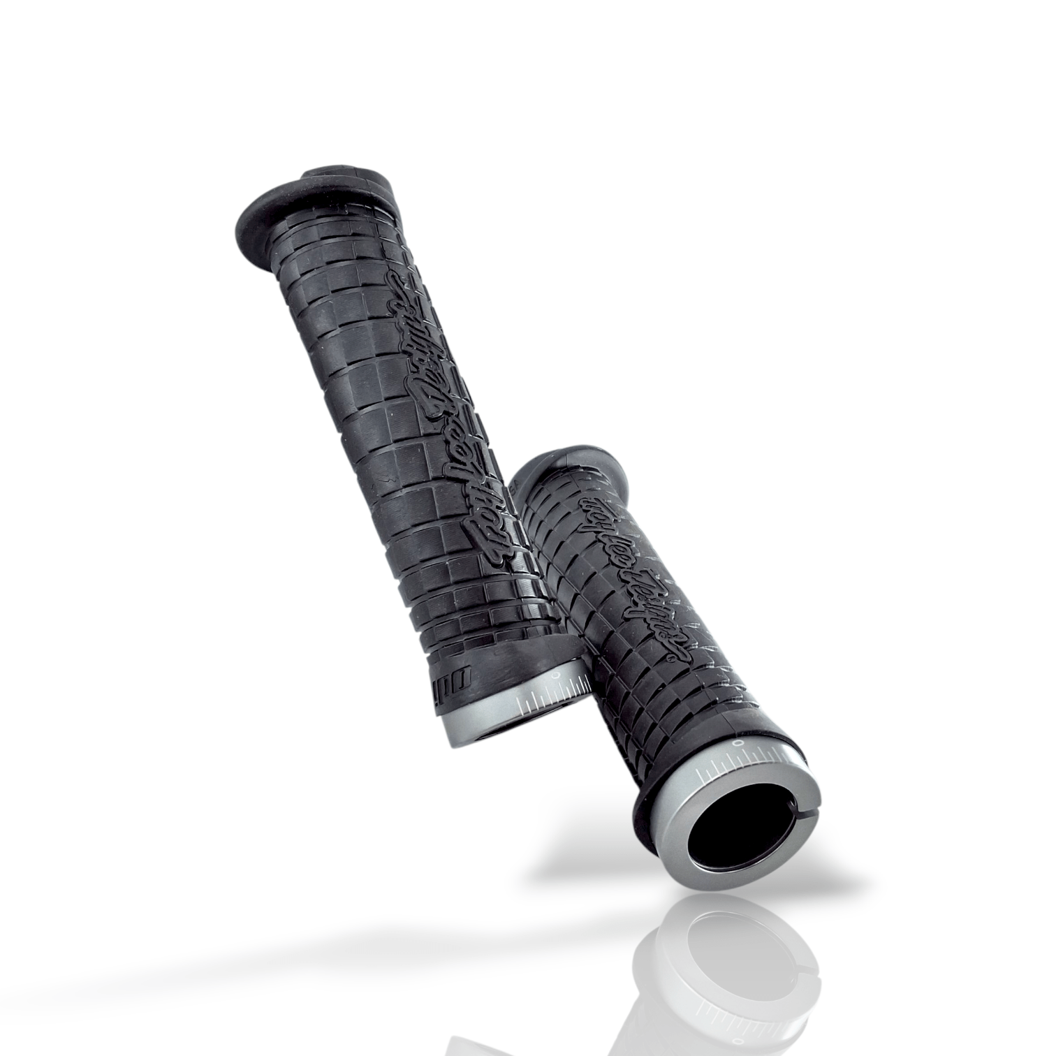 ODI Troy Lee Designs Lock On Grips 130mm - Black / Grey