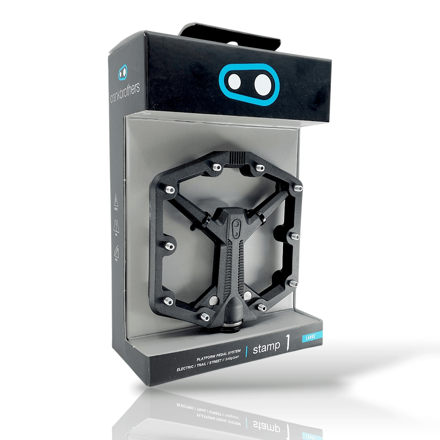 Crankbrothers Stamp 1 V2 - Black - Large