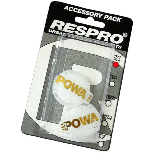 Load image into Gallery viewer, Respro Powa Elite Valves Pack of 2 Clear / Gold
