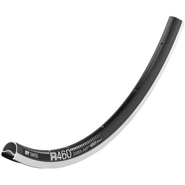 DT Swiss R 460 Sleeve-joined 24 hole Presta-drilled black