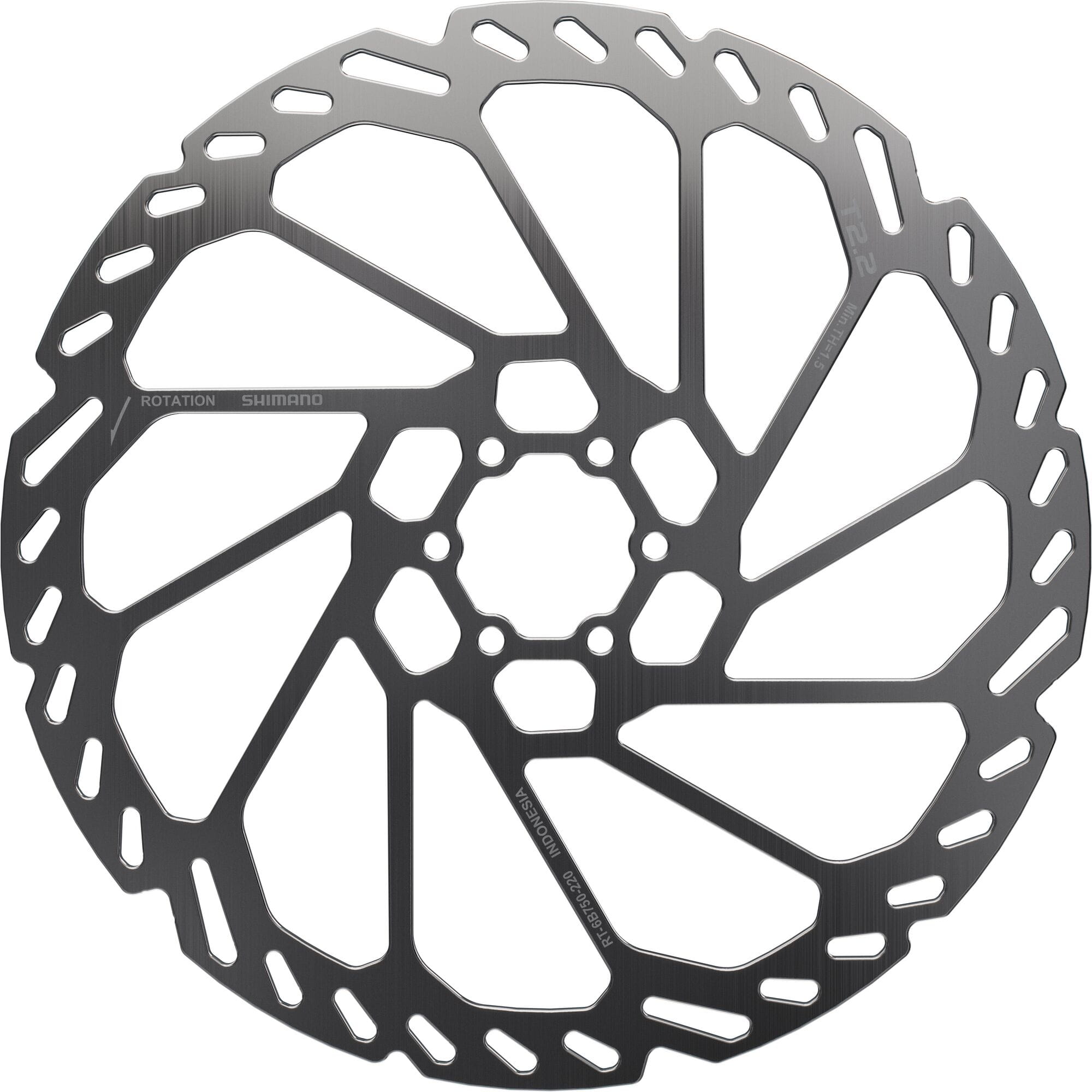 Shimano RT-6B750 rotor 6-bolt; 220 mm; 2.2mm thickness