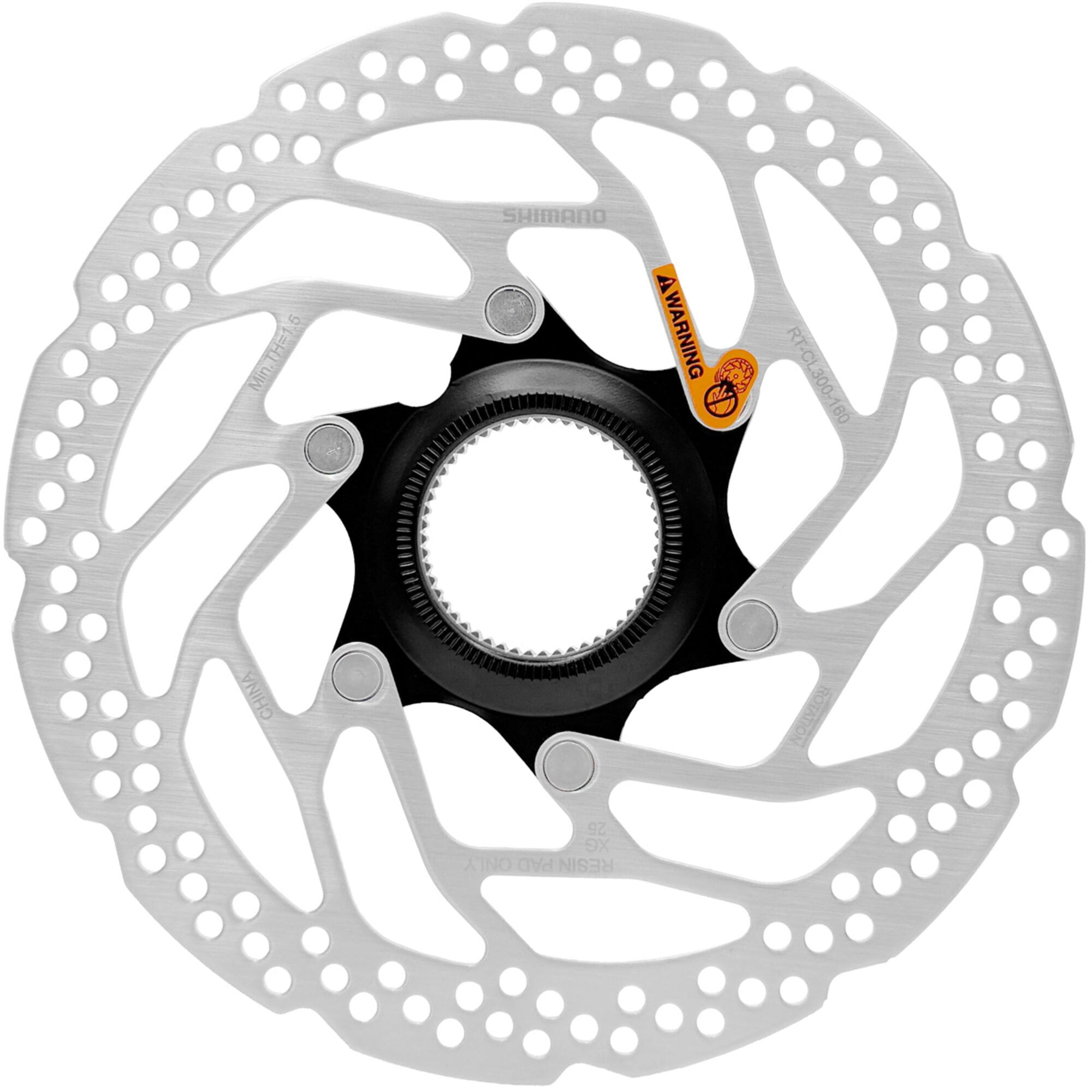Shimano RT-CL300; rotor Center Lock with internal lock ring; 160 mm