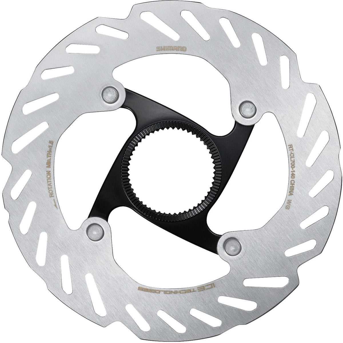 Shimano RT-CL700 Ice Tech rotor with external lockring