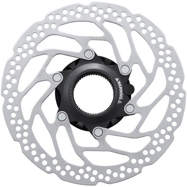 Shimano STEPS RT-EM300 rotor with internal and external lockring, 160 mm