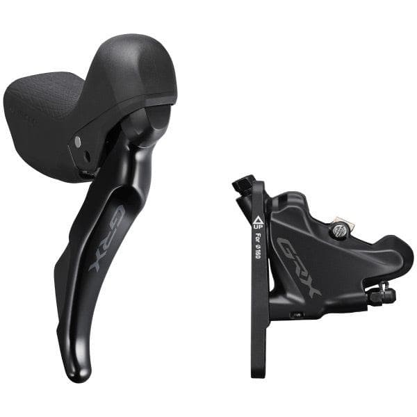 Shimano-GRX-ST-RX400-GRX-10-speed-STI-bled-with-BR-RX400-flat-mount-calliper,-right-front