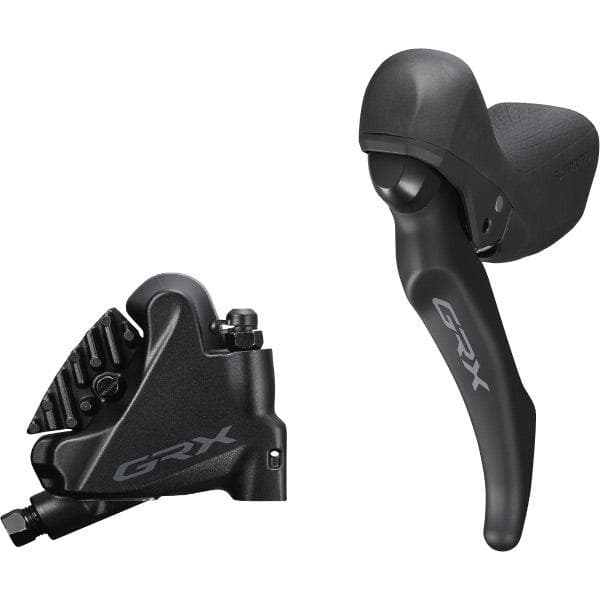 Load image into Gallery viewer, Shimano GRX BL-RX600 GRX hydraulic disc brake lever bled with BR-RX400 calliper; left rear
