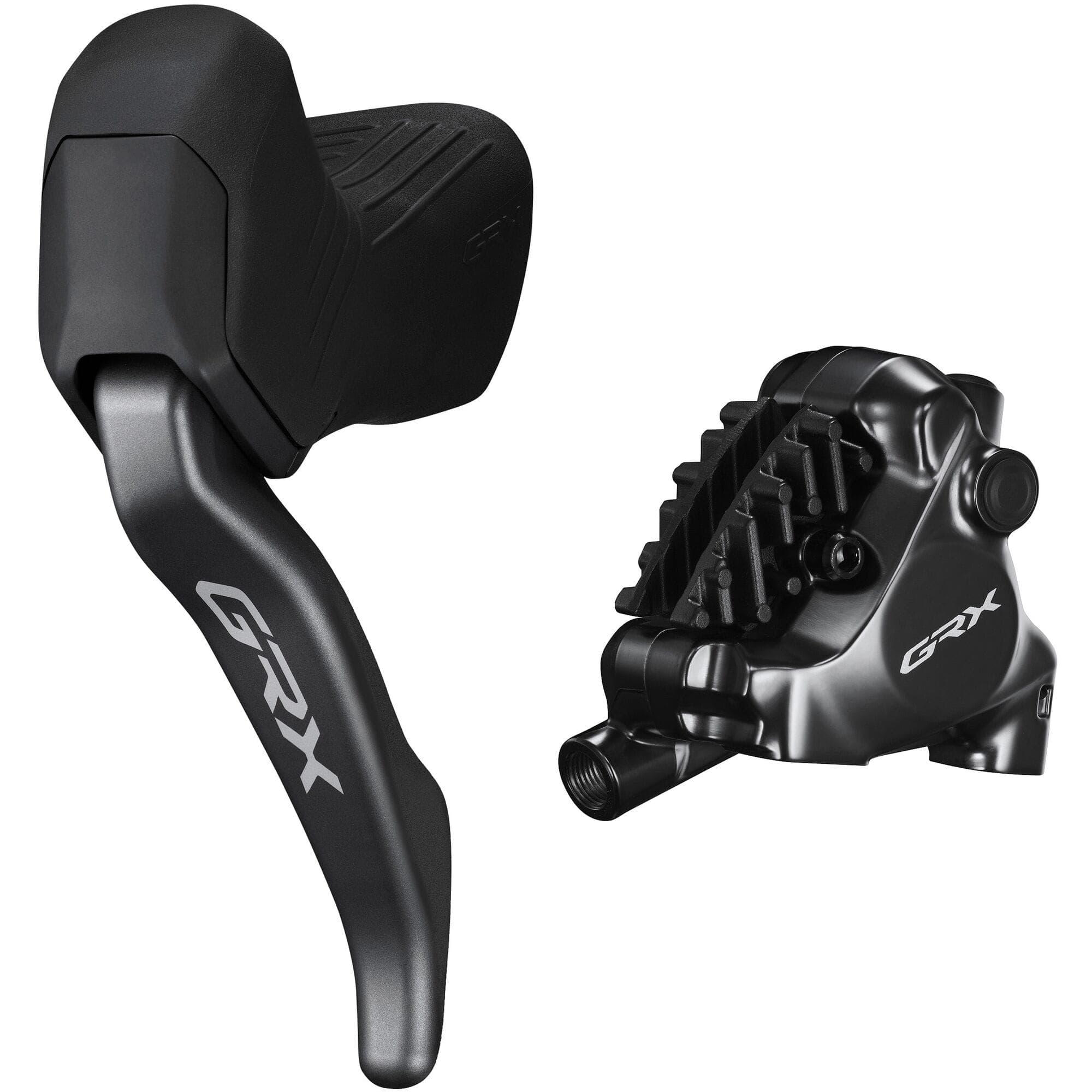 Shimano-GRX-BL-RX825-GRX-hydraulic-disc-brake-lever-bled-with-BR-RX820-calliper,-left-rear