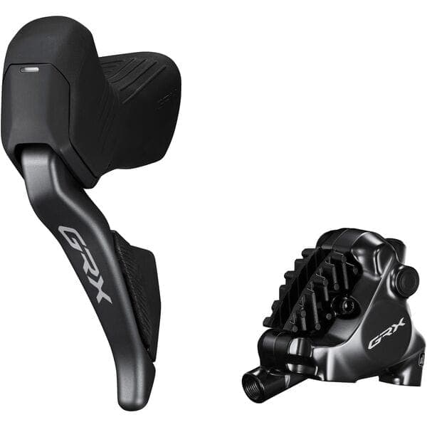 Shimano GRX ST-RX825 GRX Di2 2-speed STI bled with BR-RX820 calliper, left rear
