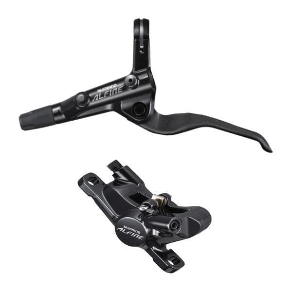 Shimano Alfine BR-S7000 bled brake lever/post mount calliper, black