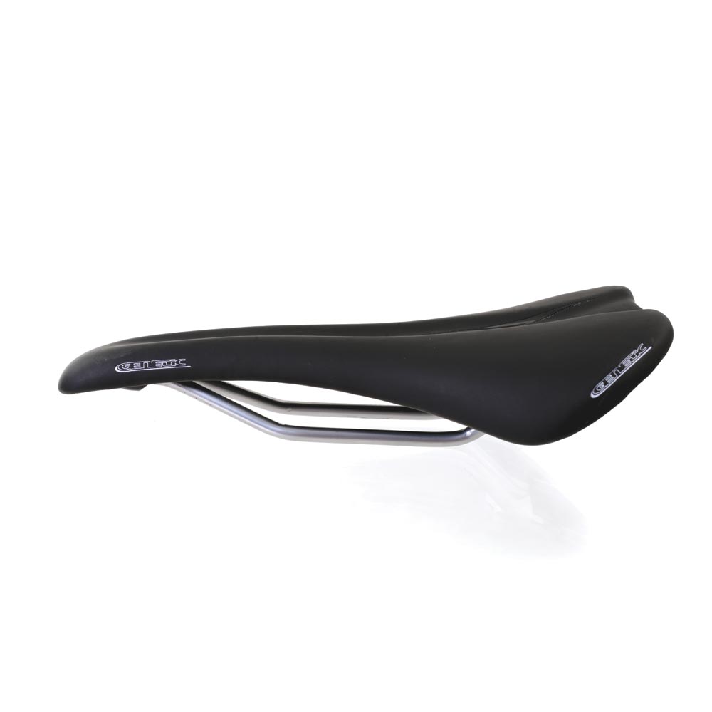 Genetic STV Saddle Black 143mm Wide