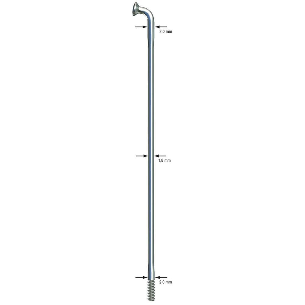 Sapim Race D/B 14/16G Sil 254mm (100)