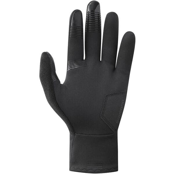 Shimano Clothing Unisex, S-PHYRE Thermal Gloves, Black, Size S