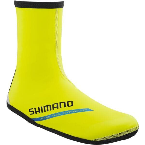 Shimano Clothing Unisex, Dual Fit Thermal Shoe Cover, Neon Yellow, Size XXL (47-49)