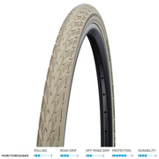 Schwalbe Delta Cruiser Plus P/Guard 26 x 1 3/8 Cream/Refl