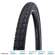 Schwalbe Energizer Plus Tour Greenguard - Black-Reflective Non Folding