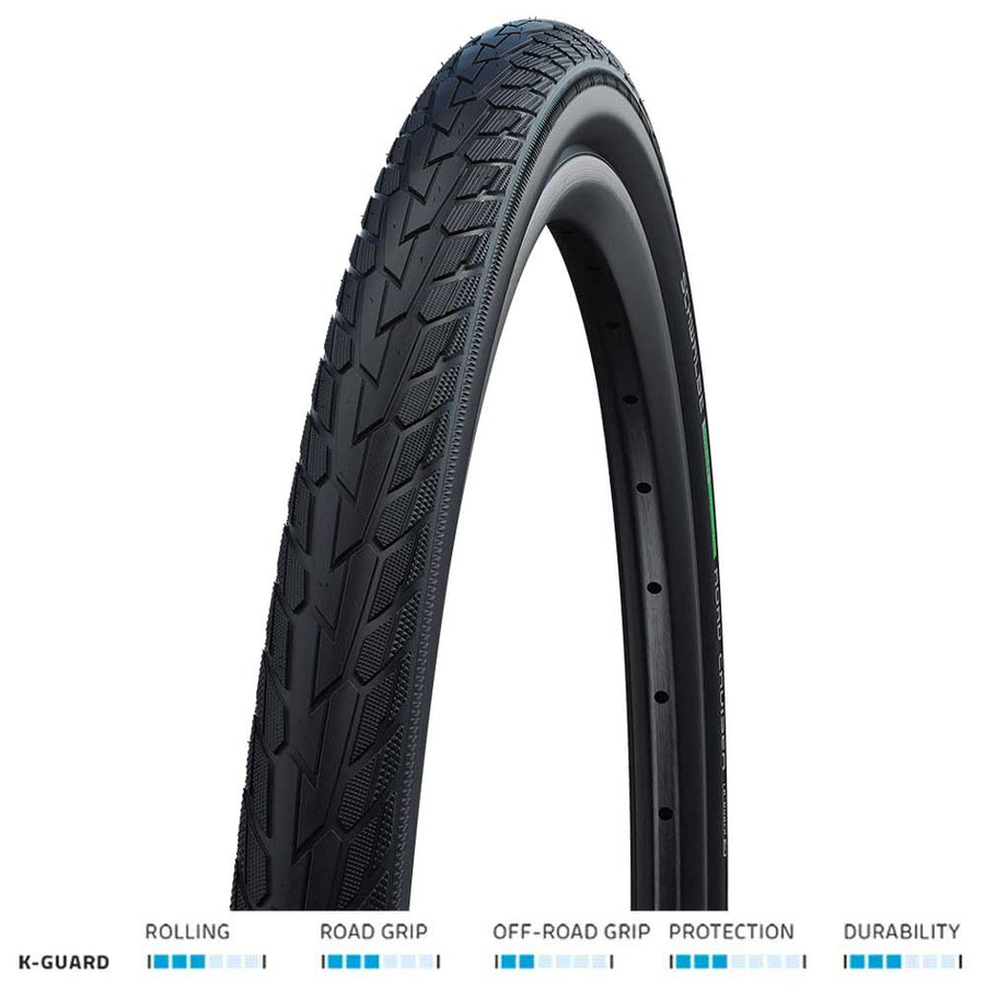 Schwalbe Road Cruiser K-Guard 14x1 3/8 Black