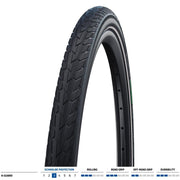 Schwalbe Road Cruiser K-Guard Green 16x1.75