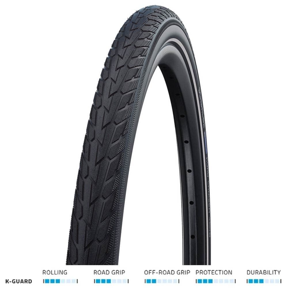 Schwalbe Road Cruiser K-Guard Blk/Refl