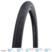 Schwalbe Road Cruiser K-Guard 28x1.75 Blk/Reflective