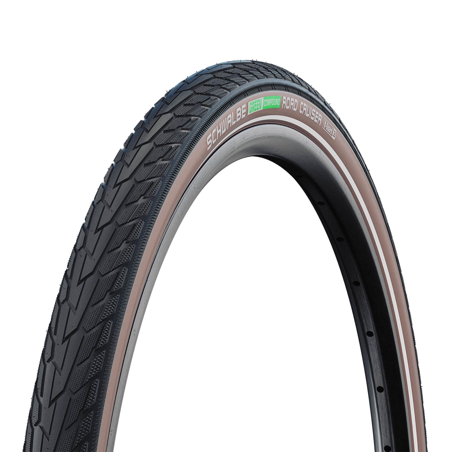 Schwalbe Road Cruiser K-Guard 700x40c Blk/Coffee