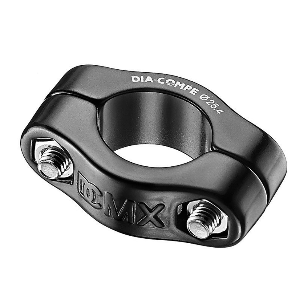 Dia-Compe MX1500 Two Bolt Seat Clamp Black 25.4mm