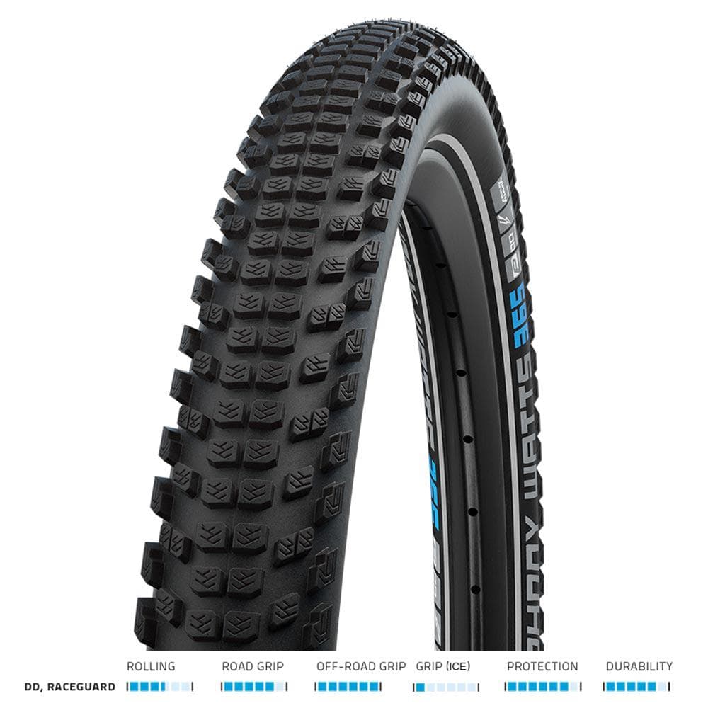 Schwalbe Johnny Watts 365 DD RaceGuard Fld Blk/Refl