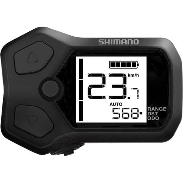 Shimano STEPS SC-E5000 assist switch with cycle computer; 22.2 mm clamp band