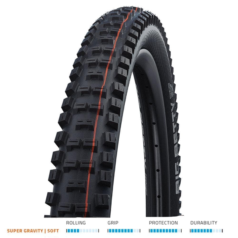 Schwalbe Big Betty Evo Super Gravity Addix Soft Folding TLE, Black