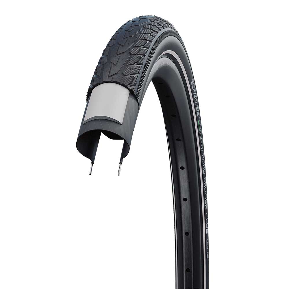 Schwalbe Road Cruiser Plus - 28 - Black-Reflective Non Folding
