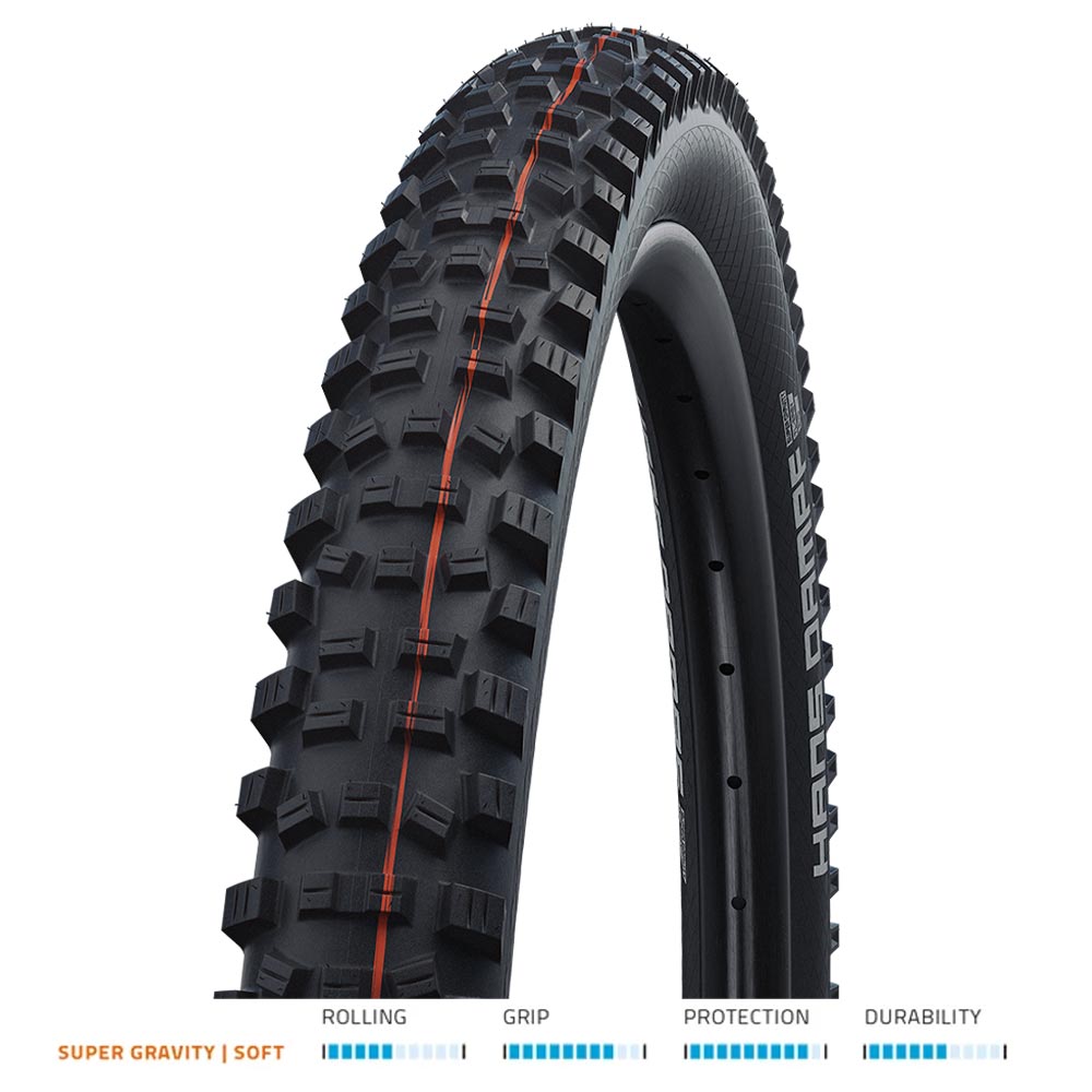Schwalbe Hans Dampf Evo S/Gravity TLE 27.5x2.60 Black Fold
