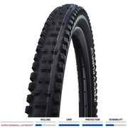 Schwalbe Tacky Chan Evo S/Downhill TLE 29x2.40 Fold Blk