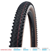 Schwalbe Racing Ray Evo Super Race TLE 29x2.35 Fold Tan