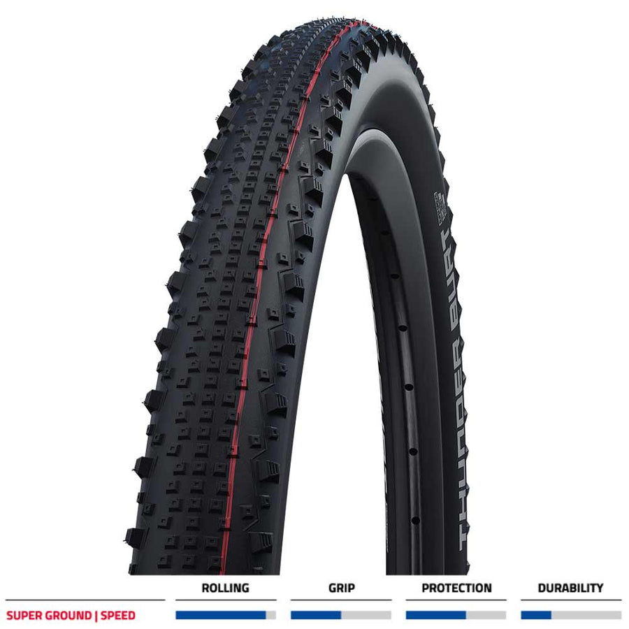 Schwalbe Thunder Burt Super Ground TLE Folding - 29 - Black Folding