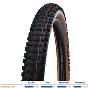 Schwalbe Wicked Will Evo S/Race 29x2.40 TLE Fold Tan