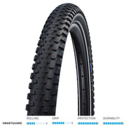 Schwalbe Marathon Plus MTB SmartGuard 27.5x2.60 Blk/Refl