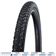 Schwalbe Marathon Winter RaceGuard Blk/Refl