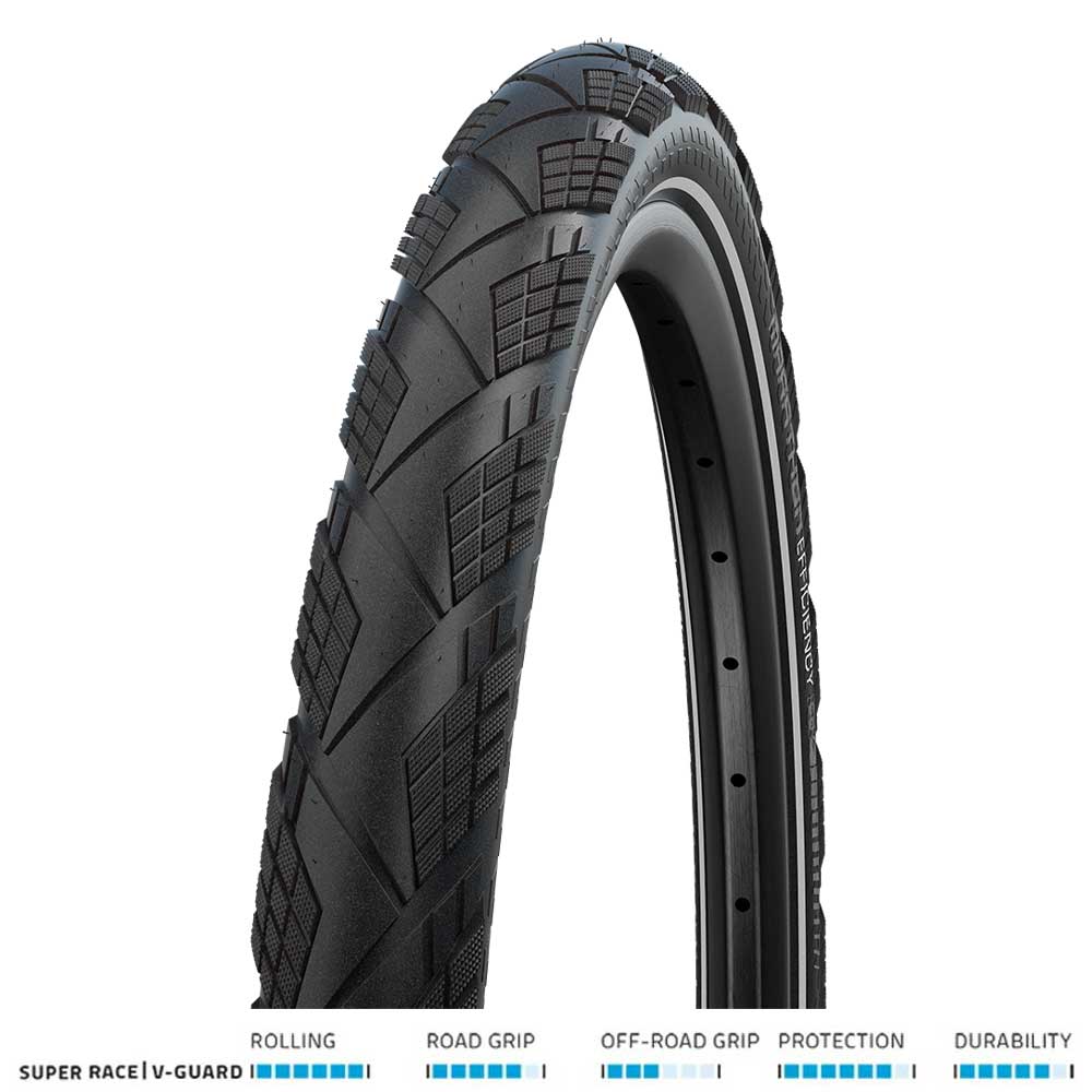 Schwalbe Marathon Efficiency Evo S/Race VG 28x1.35 Blk/Ref
