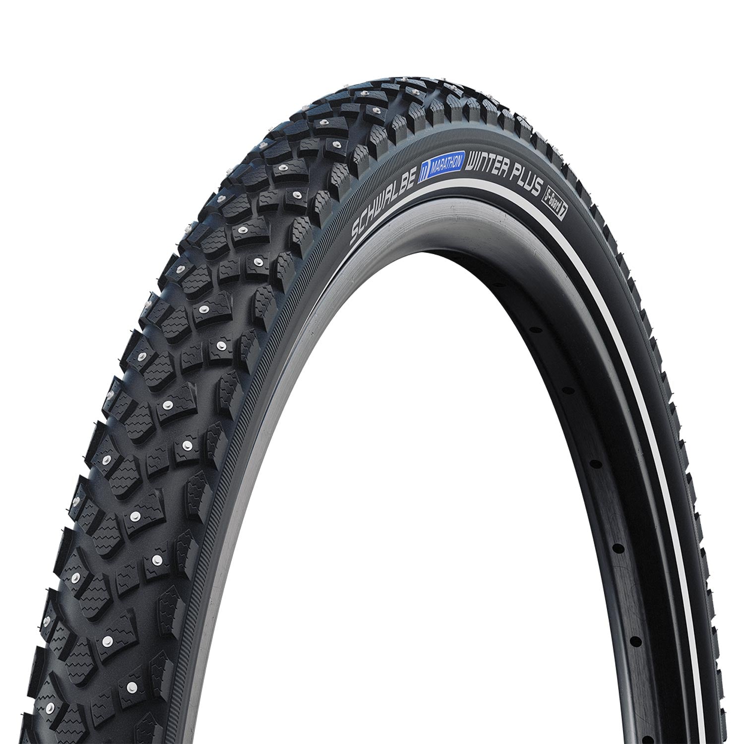 Schwalbe Marathon Winter Plus SmartGuard Spiked 700x35c Blk/Refl