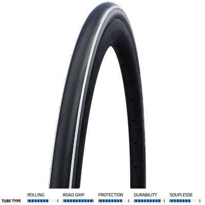 Schwalbe One Perf R/Guard 700X25C Fold White