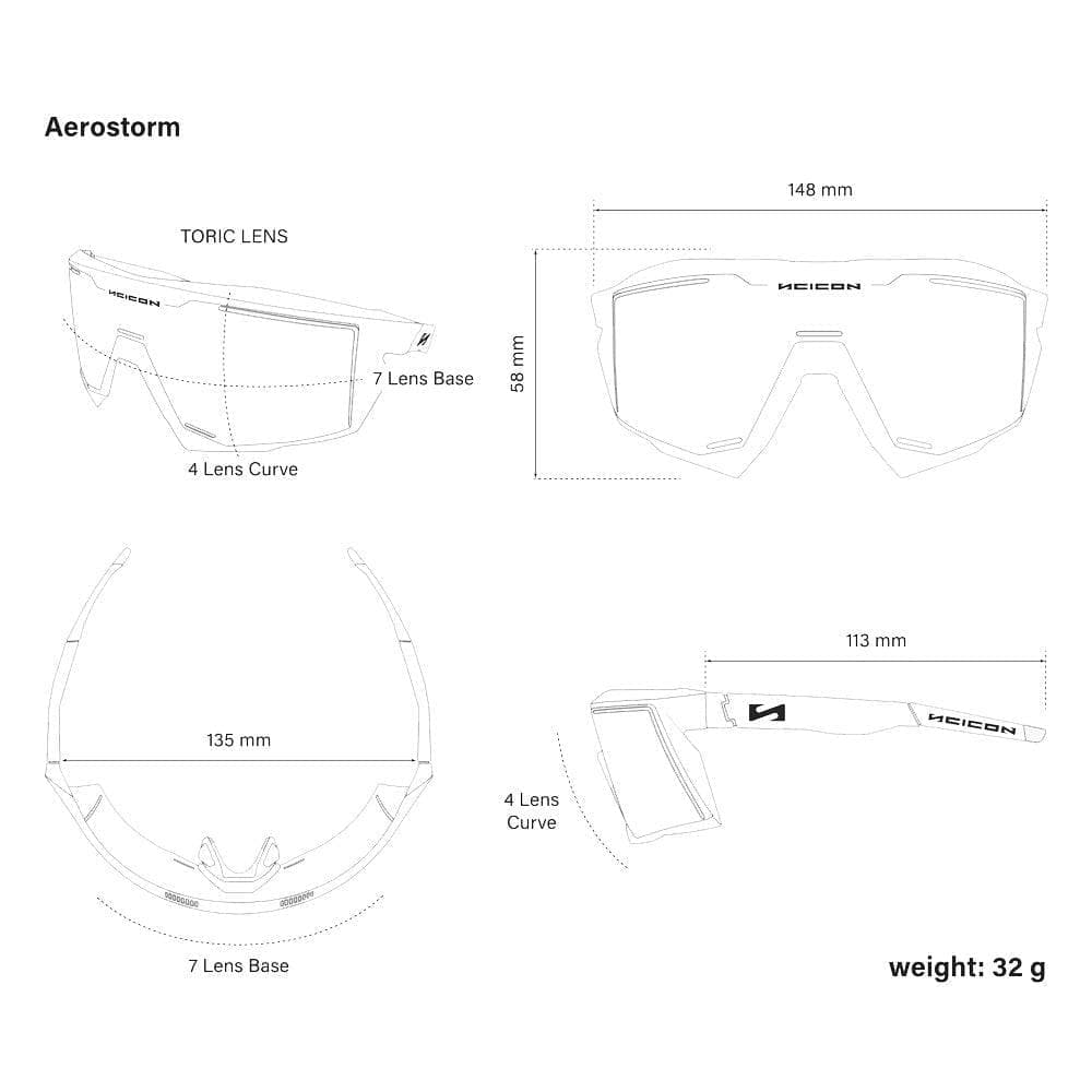 Scicon Sports Aerostorm Multimirror Sunglasses