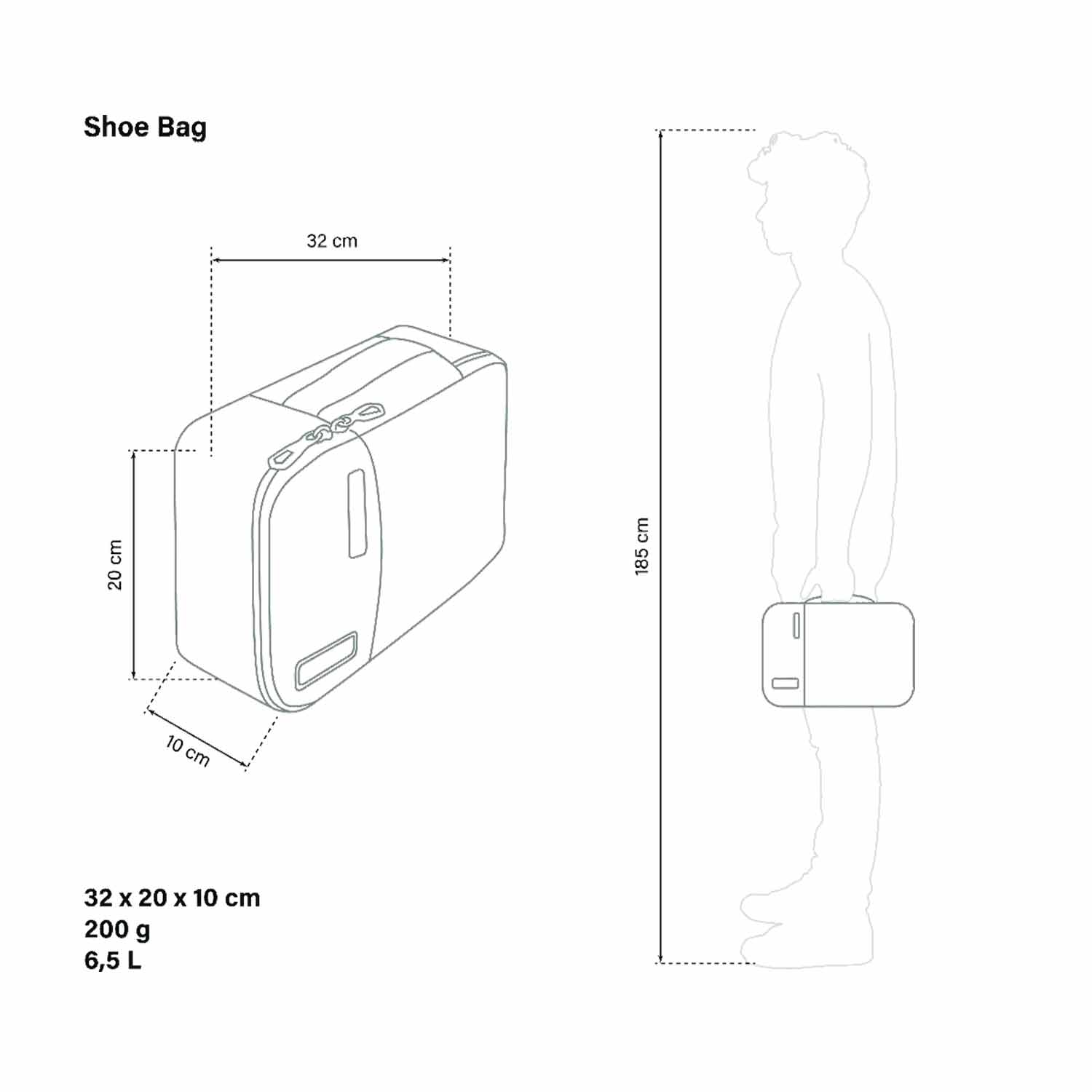 Scicon Sports Shoe Bag Black