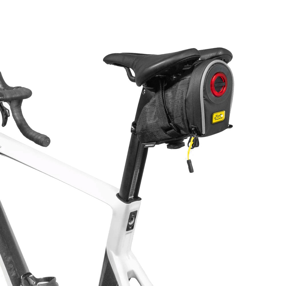 Scicon Sports 098 Saddle Bag With Tail Light Tour De France -  - Black-Yellow