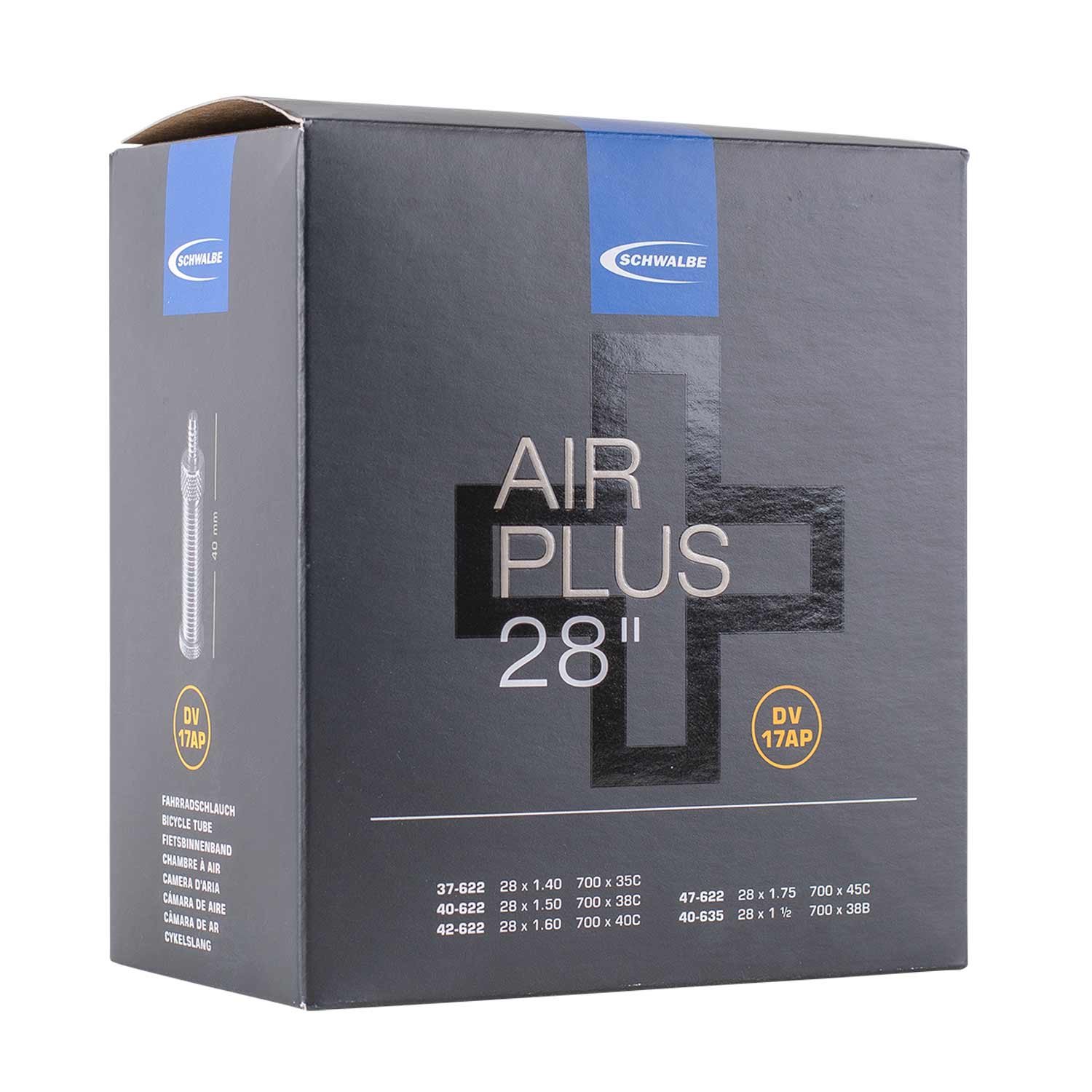 schwalbe-dv17ap-air-plus-700-x-35/47c-(28-x-1-3/8)-ib-40mm