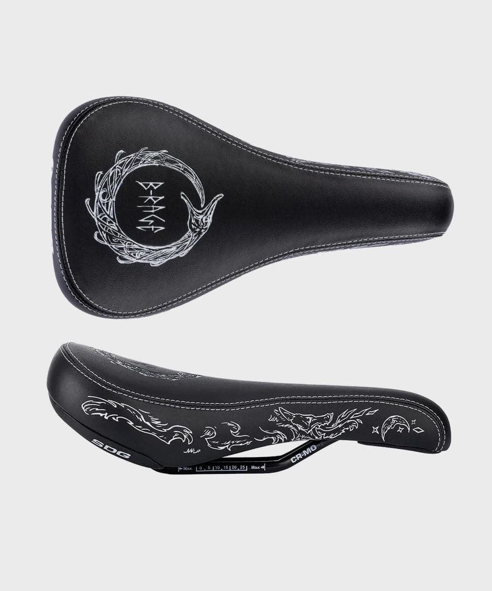 SDG Apollo RL Cro-Mo Saddle - B-Rage - Black / White