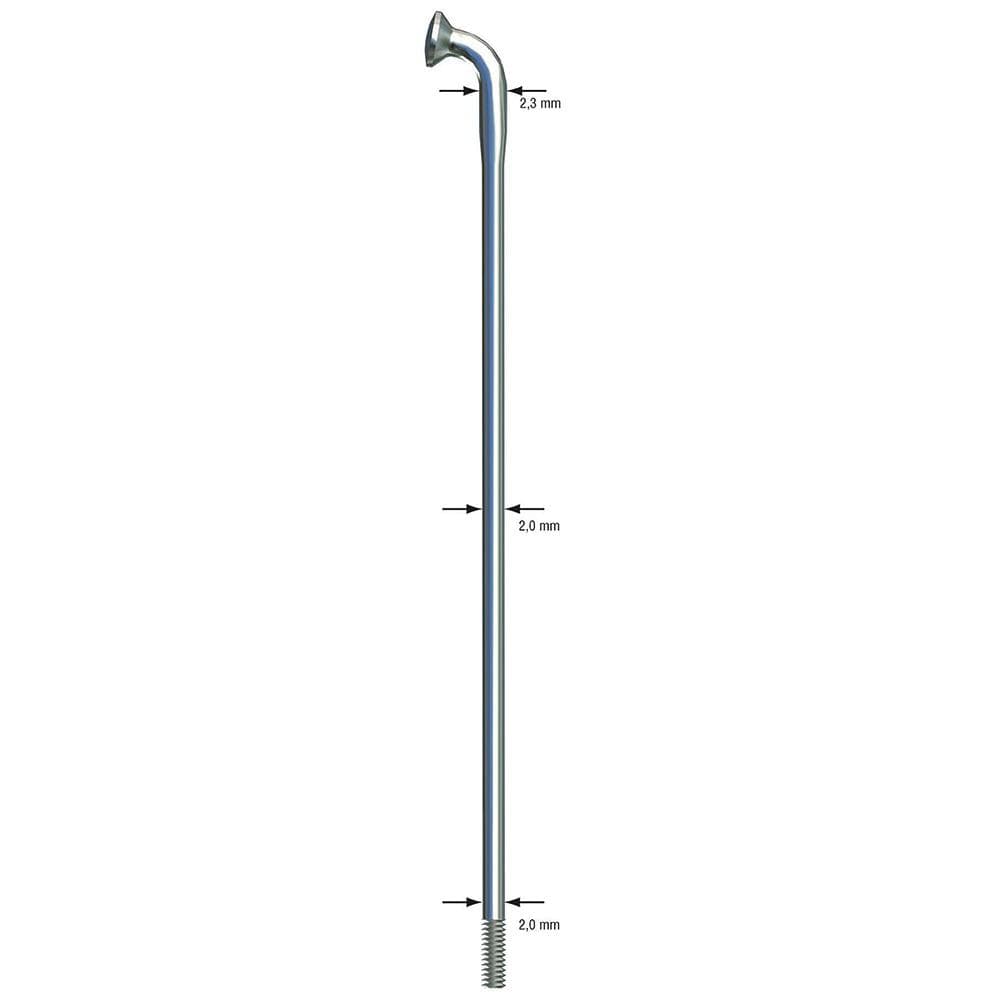Sapim Strong S/B 13/14G Sil 296mm (100)