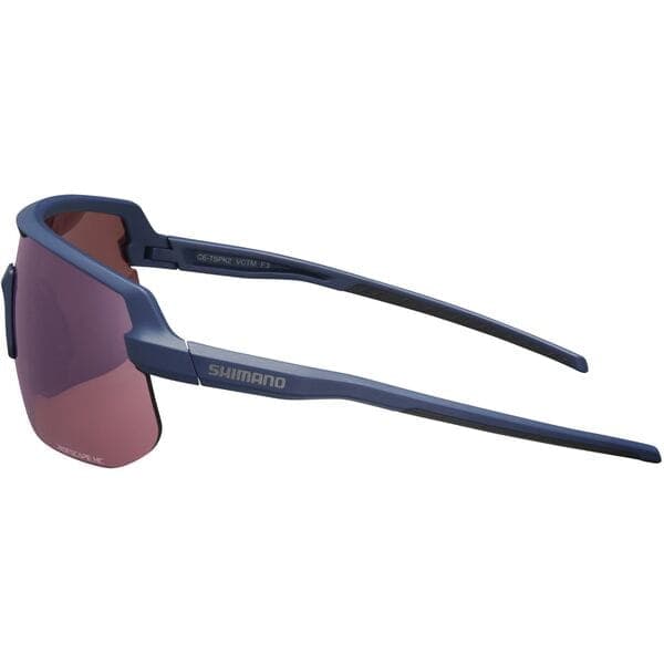 Shimano Clothing Twinspark Glasses, Navy, RideScape High Contrast Lens