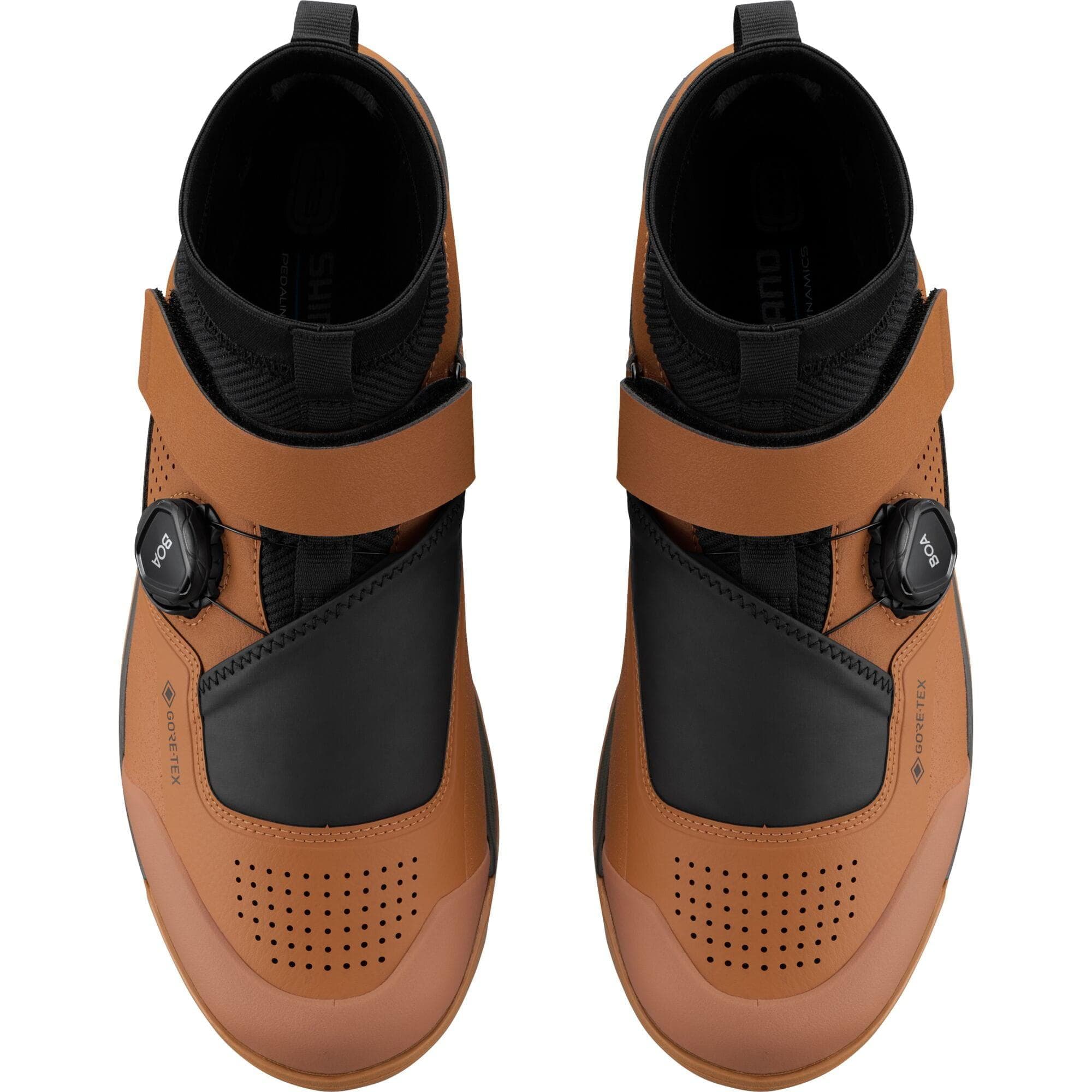 Shimano Clothing GE9 (GE900) GORE-TEX Shoes, Oak Brown, Size 42